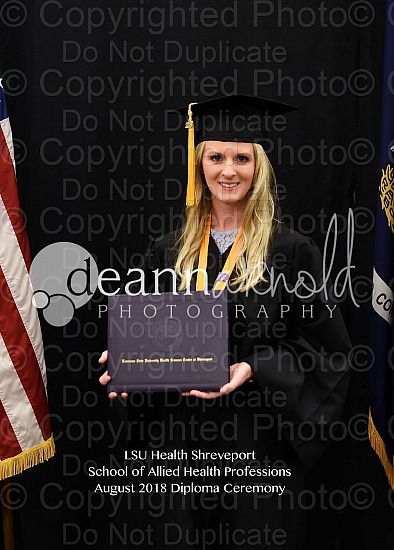 LSU Health Shreveport School of Graduate Studies August 2018 Diploma Ceremony